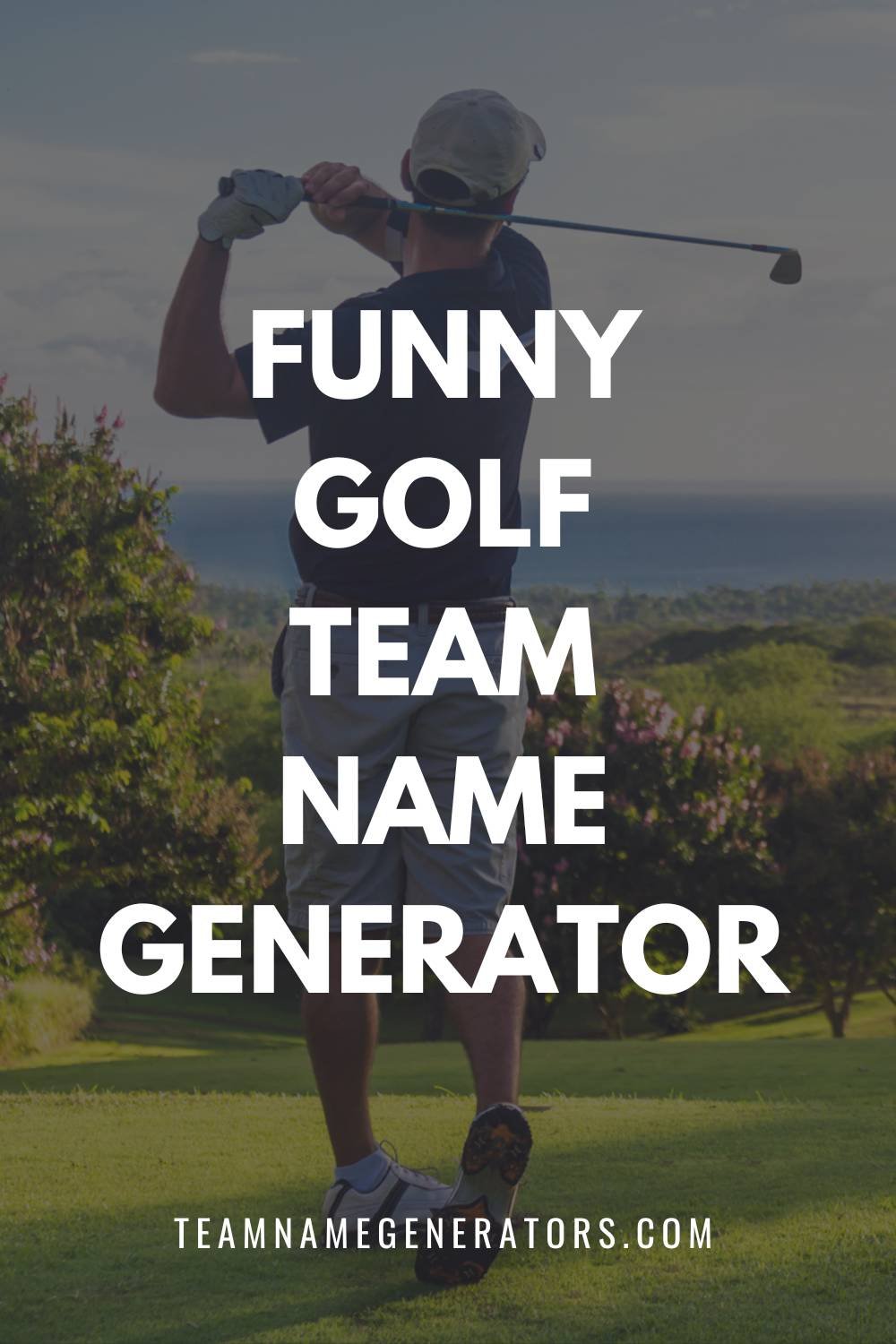 Funny Golf Team Name Generator